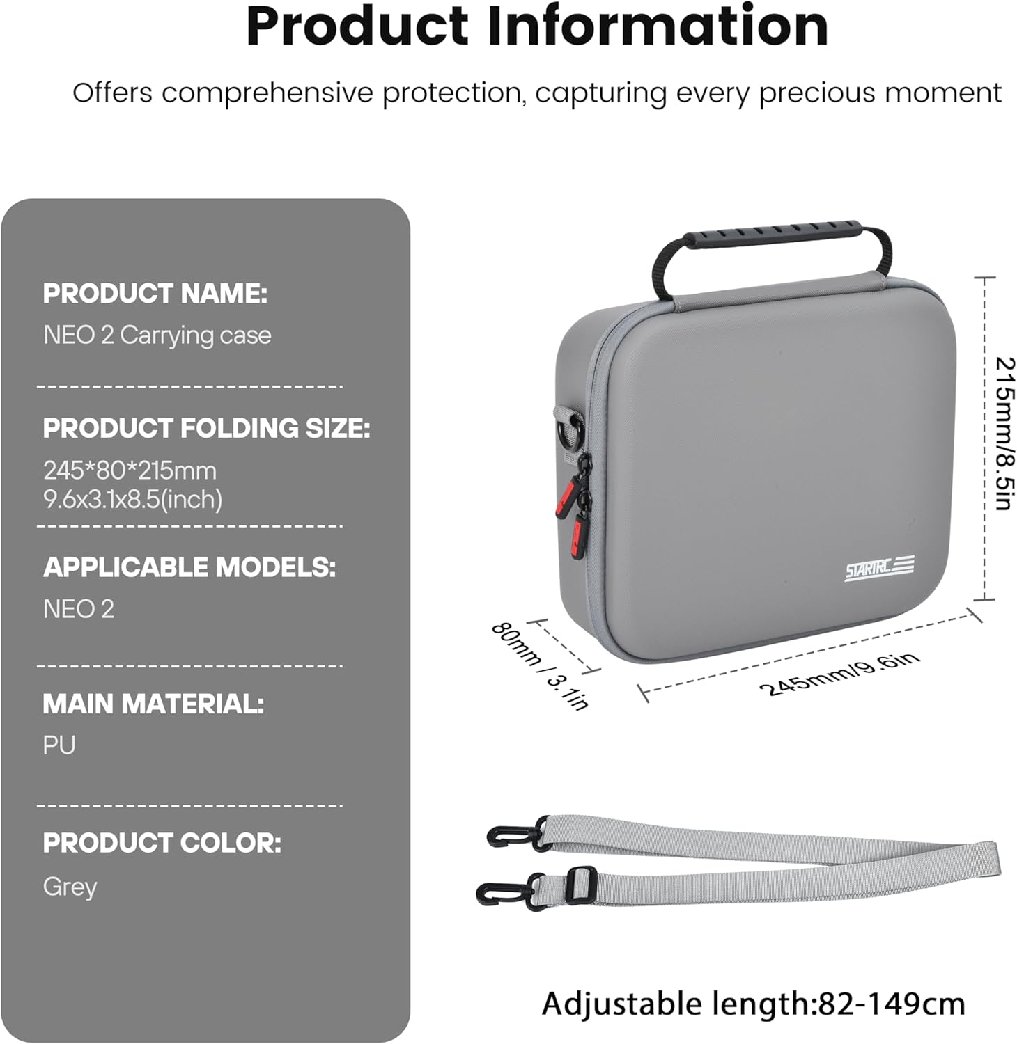 STARTRC Neo 2 Bolso de hombro  - Drone Battery Case reseña y precio