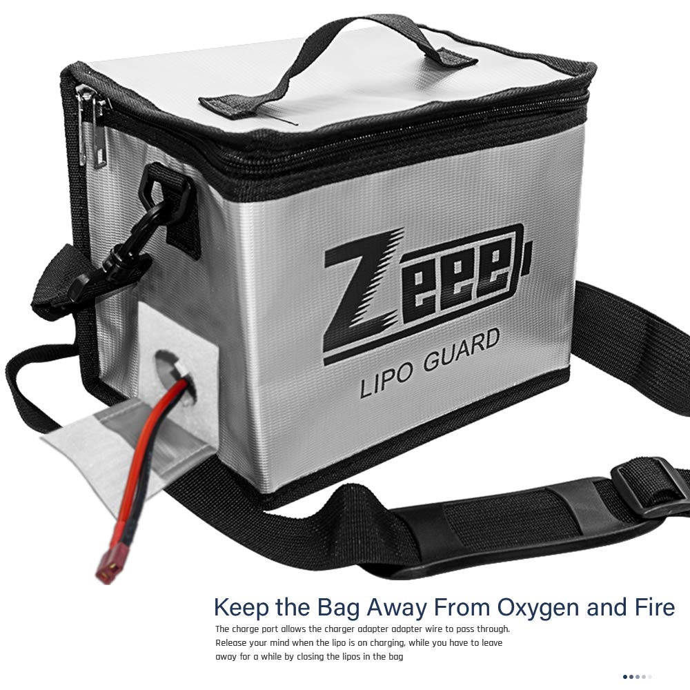 Zeee Lipo bolsa segura para ba - Drone Battery Bag reseña y precio