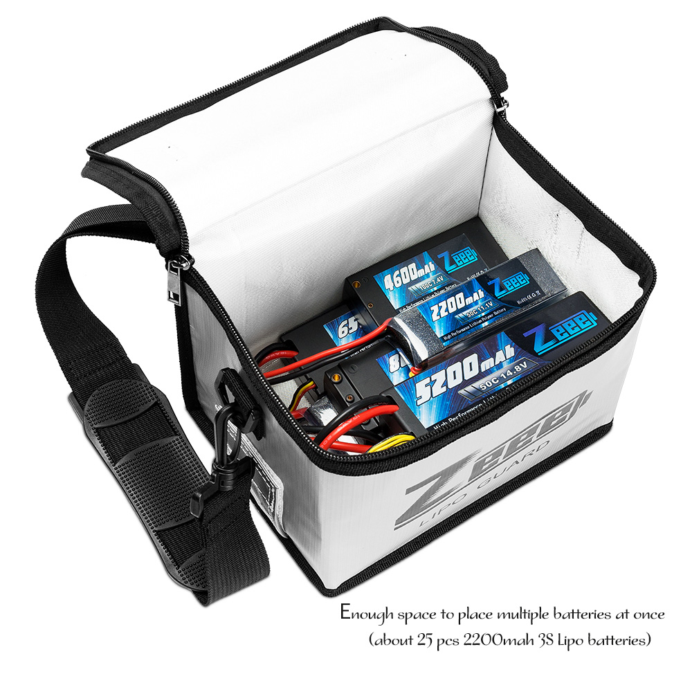 Zeee Lipo bolsa segura para ba - Drone Battery Bag reseña y precio