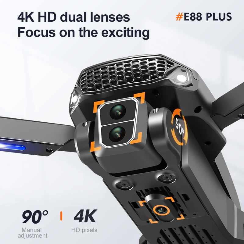 Nuevo Dron cuadricóptero E88 P - Drone Battery Case reseña y precio