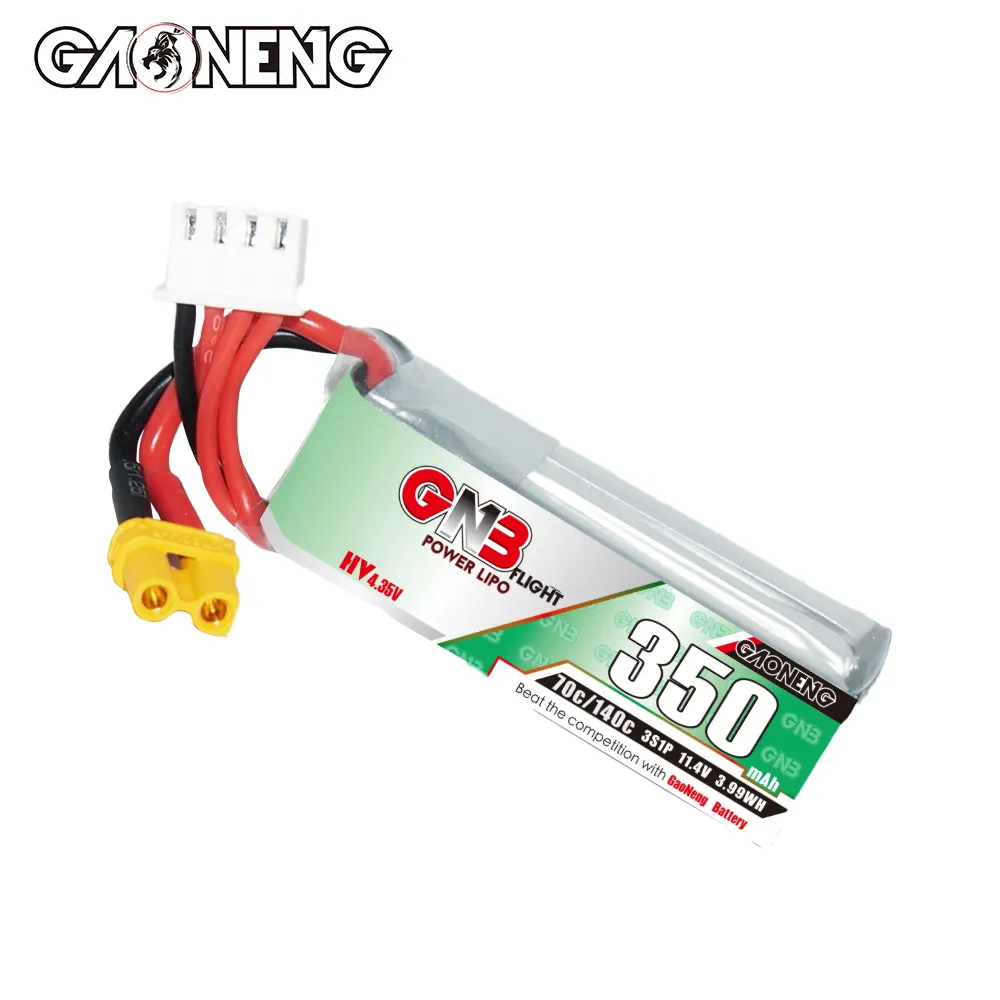 Batería LiPo Gaoneng GNB 350mA - Drone Battery Li-Ion reseña y precio