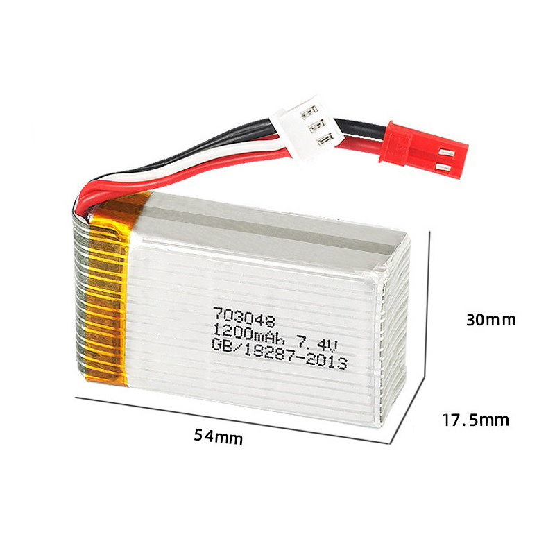 Batería Lipo 2S 7.4V 1200mAh 7 - Drone Battery Li-Ion reseña y precio