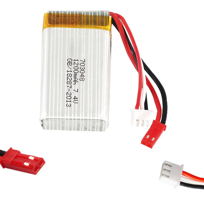 Batería Lipo 2S 7.4V 1200mAh 7 - Drone Battery Li-Ion reseña y precio
