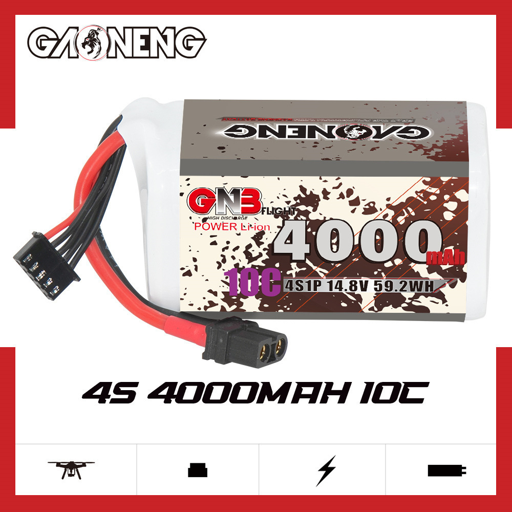 GNB 4000mAh 4S 14,8 V 10C 20C  - Drone Battery Li-Ion reseña y precio
