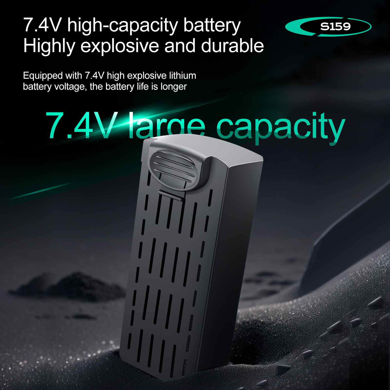 Batería S159 7,4 V 2200mAH S15 - Drone Battery Li-Ion reseña y precio