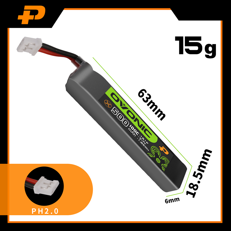5 baterías Lipo OVONIC de 300m - Drone Battery Li-Ion reseña y precio
