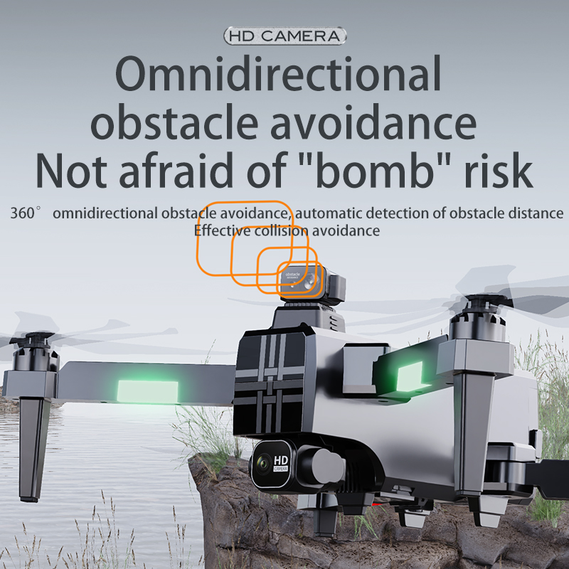 Dron A380 4K HD de tres ejes,  - Drone Battery Case reseña y precio