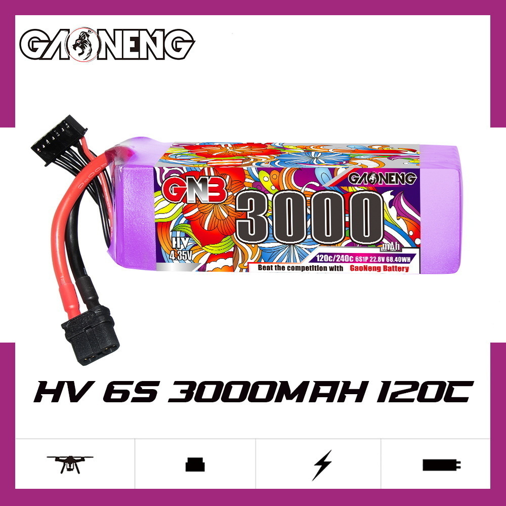 Batería Lipo GNB 6S 22,8 V 300 - Drone Battery 6S reseña y precio