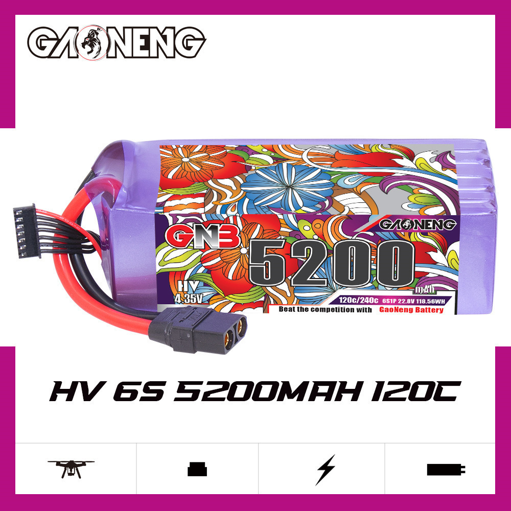 Batería Lipo GNB 6S 22,8 V 300 - Drone Battery 6S reseña y precio
