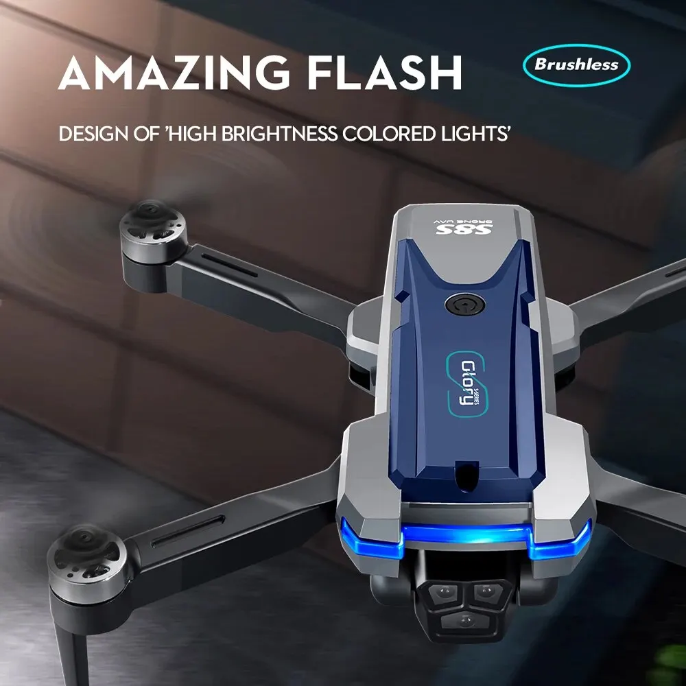 Dron plegable S8S con GPS, 5G, - Drone Battery Case reseña y precio